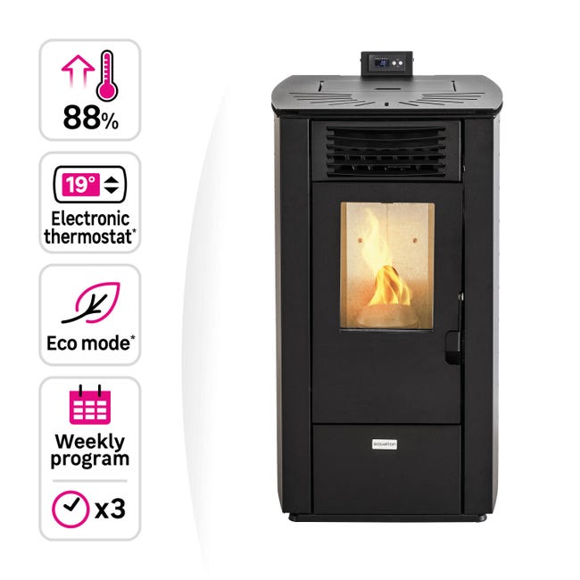Estufa de pellet EQUATION Hella 7kW